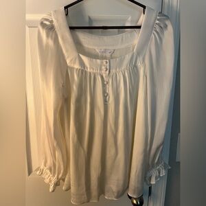 LC Lauren Conrad White Top Size S